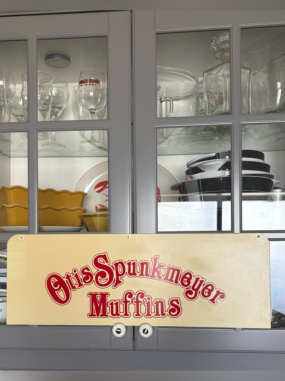 90’s Otis Spunkmeyer Muffin Bakery Advertising Sign Store Display Plaque 23x8